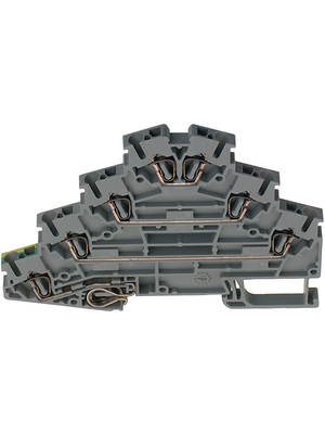 Phoenix Contact - ST 2,5-PE/3L - Terminal block grey 0.08...2.5 mm2, ST 2,5-PE/3L, Phoenix Contact