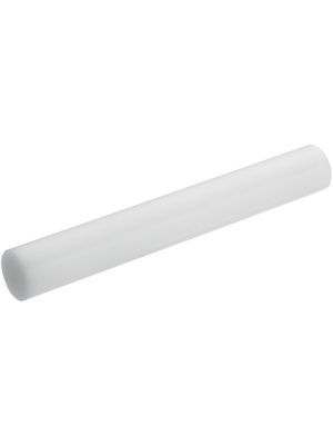 No Brand - POM-C WHITE 1000X10 - Plastic rod 1000 x 10 mm, POM-C WHITE 1000X10, No Brand