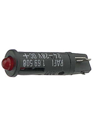 RAFI - 1.69.508.804/0000 - LED Indicator red 24...28 VDC, 1.69.508.804/0000, RAFI