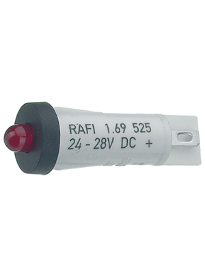 RAFI - 1.69.525.004/0000 - LED Indicator red 24...28 VDC, 1.69.525.004/0000, RAFI