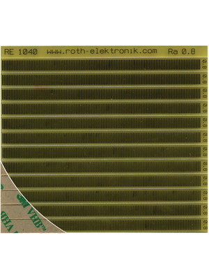 Roth Elektronik - RE1040 - 12 contact rails, self-adhesive, 0.80 mm pitch, RE1040, Roth Elektronik