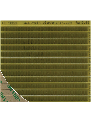 Roth Elektronik - RE1050 - 12 contact rails, self-adhesive, 0.65 mm pitch, RE1050, Roth Elektronik