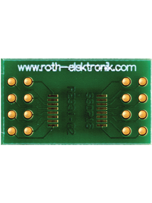 Roth Elektronik - RE931-02 - Laboratory card 16P 0.65 mm  FR4 Epoxide + chem. Ni/Au, RE931-02, Roth Elektronik