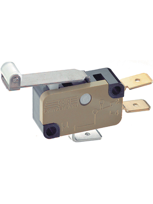 Saia - XGK3-88-S21Z1 - Micro switch 12 AAC Roller lever, long N/A 1 change-over (CO), XGK3-88-S21Z1, Saia