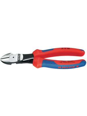 Knipex - 74 12 180 - Power side-cutting pliers 180 mm, 74 12 180, Knipex