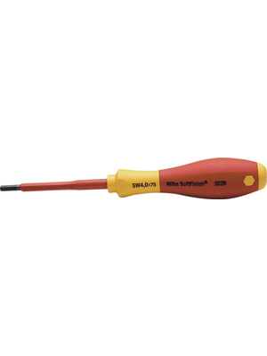 Wiha - 323N SF 2.5 X 75 - Screwdriver VDE Hex 2.5, 323N SF 2.5 X 75, Wiha