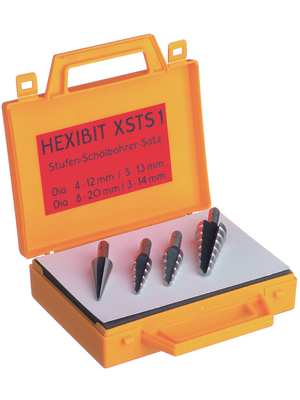 Hall - XSTS 1 - Hexibit step boring bit sets, XSTS 1, Hall