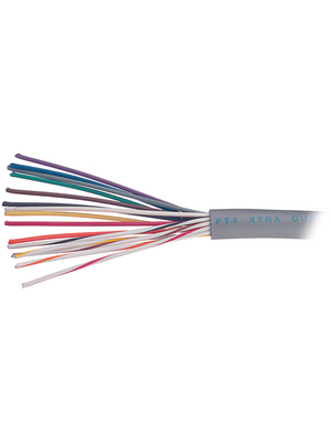 Alpha Wire - 5012C SL005 - Control cable 2 x 0.20 mm2 unshielded Stranded tin-plated copper wire grey, 5012C SL005, Alpha Wire