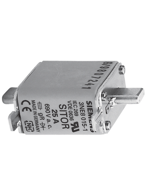 Siemens - 3NE8 015-1 - LV HBC fuse 25 A 00, 3NE8 015-1, Siemens