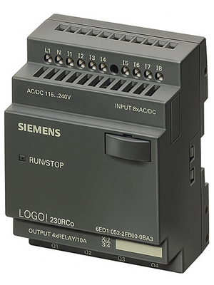 Siemens - 6ED1052-2MD00-0BA6 - Logic module LOGO! 12/24RCO, 8 DI (4 D/A), 4 RO, 6ED1052-2MD00-0BA6, Siemens