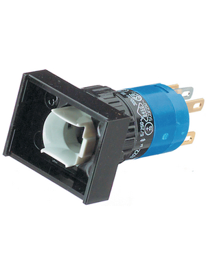 EAO - 31-121.022 - Illuminated push button 18 x 24 mm 1 make contact + 1 break contact, 31-121.022, EAO