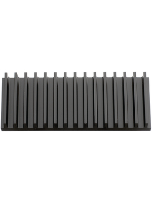 Fischer Elektronik - SK 105/ 50/ SA - Heat sink 50 mm 3.1 K/W black anodised, SK 105/ 50/ SA, Fischer Elektronik