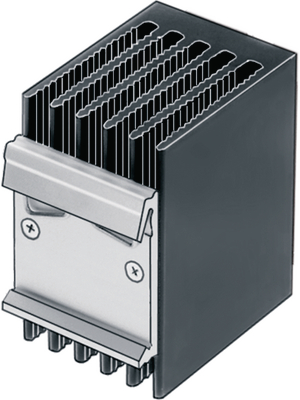 Fischer Elektronik - SK 434/75 KL SSR 1 - Heat sink 75 mm 2.45 K/W black anodised, SK 434/75 KL SSR 1, Fischer Elektronik