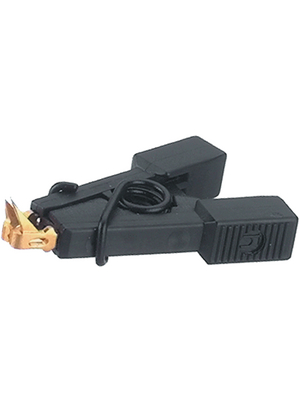 SKS Kontakttechnik - MICRO SMD CLIP 1 - Crocodile clip ? 0.64 mm black 30 VAC 60 VDC, 1 A, MICRO SMD CLIP 1, SKS Kontakttechnik