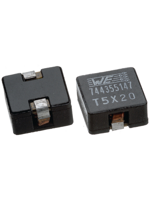 Wrth Elektronik - 744355147 - Inductor, SMD 0.41 uH 30 A 20%, 744355147, Wrth Elektronik