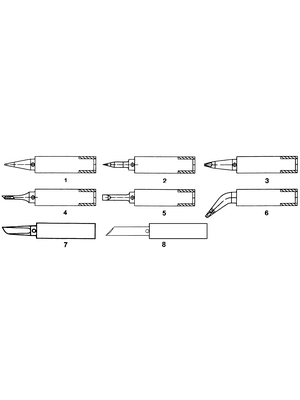 Weller - T0054170399 - ET Tip M5 thread, T0054170399, Weller