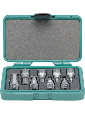 Honiton Industries - SB-3008HXB - Socket Set 3/8", hex, SB-3008HXB, Honiton Industries