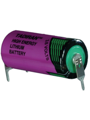 Tadiran Batteries - SL-761/PT - Lithium battery 3.6 V 1500 mAh, 2/3AA, SL-761/PT, Tadiran Batteries