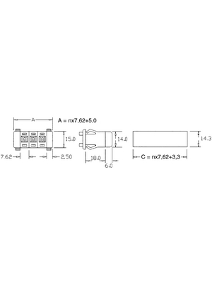 Taiway - COVER 900-PF52 L+R - Flush-mounted encoding switch PU=Pair (2 pieces) End cheeks, COVER 900-PF52 L+R, Taiway