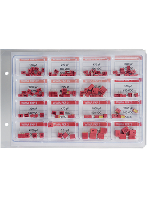 Wima - SAMPLESKIT02 - Foil capacitor assortment, MKS, SAMPLESKIT02, Wima