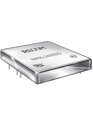 Recom - RP60-243.3SG - DC/DC converter 18...36 VDC 3.3 VDC, RP60-243.3SG, Recom