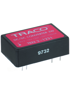 Traco Power - TEN 3-1211 - DC/DC converter 9...18 VDC 5 VDC, TEN 3-1211, Traco Power