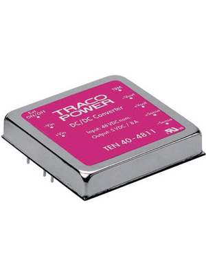 Traco Power - TEN 40-2410 - DC/DC converter 18...36 VDC 3.3 VDC, TEN 40-2410, Traco Power