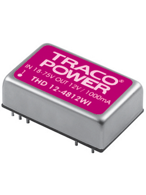 Traco Power - THD 12-2411WI - DC/DC converter 9...36 VDC 5.1 VDC, THD 12-2411WI, Traco Power