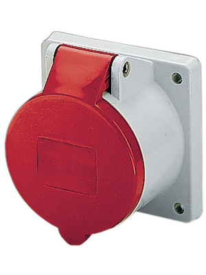 Mennekes - 1385 - CEE attachment sockets red 16 A/400 VAC, 1385, Mennekes