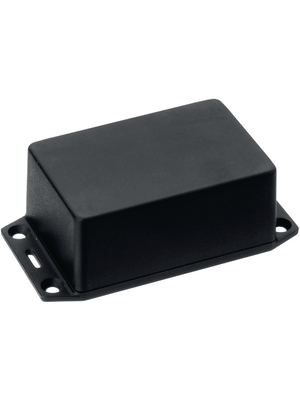 Hammond - 1591XXLFLBK - Flange case  black 57 x 39 mm ABS IP 54 N/A, 1591XXLFLBK, Hammond