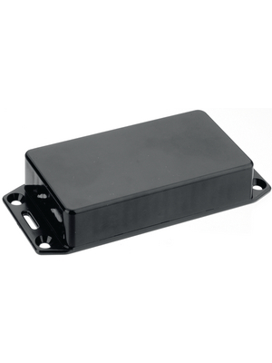 Hammond - 1591MFLBK - Flange case  black 56 x 25 mm ABS IP 54 N/A, 1591MFLBK, Hammond