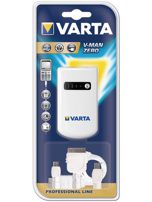 VARTA - V-MAN ZERO - Emergency charger for USB devices 5 VDC / 1000 mA, V-MAN ZERO, VARTA