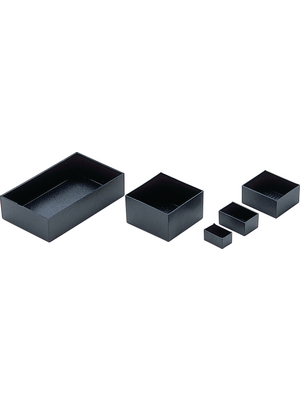 Camdenboss - RTM115-BLK/1 - Plastic enclosure black 64 x 32.5 mm ABS IP 00 N/A, RTM115-BLK/1, Camdenboss