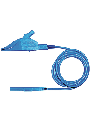 Staeubli Electrical Connectors - XDLS-414 150CM BLUE - Safety test lead blue 150 cm, XDLS-414 150CM BLUE, St?ubli Electrical Connectors