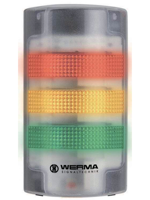 Werma - 691 100 55 - Stacking beacon FlatSIGN, red / yellow / green, 24 VDC, 691 100 55, Werma