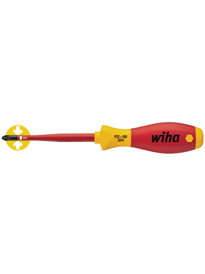 Wiha - 3241_S PZ2 X 100 - Screwdriver VDE Pozidriv PZ2, 3241_S PZ2 X 100, Wiha