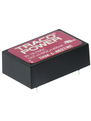 Traco Power - THM 6-0513WI - DC/DC converter 4.5...9 VDC 15 VDC, THM 6-0513WI, Traco Power