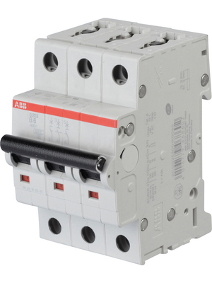 ABB - S203-B6 - Miniature Circuit Breaker 6 A 3, Circuit tripping B, S203-B6, ABB