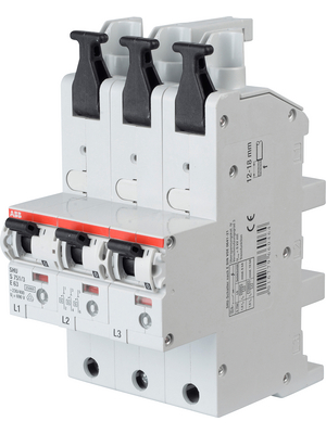 ABB - S751/3-E63 - Selective Circuit Breaker 63 A 3, Circuit tripping E, S751/3-E63, ABB