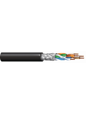 Belden - 74001E.00B100 - Data cable Cat5e shielded   8  x0.20 mm2 black, 74001E.00B100, Belden
