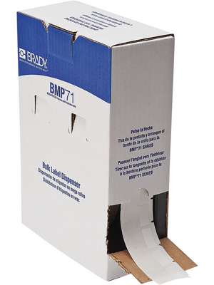 Brady - BM71-31-427 - Self-laminating label 38.1 mm x 25.4 mm, 2500 p. white, BM71-31-427, Brady
