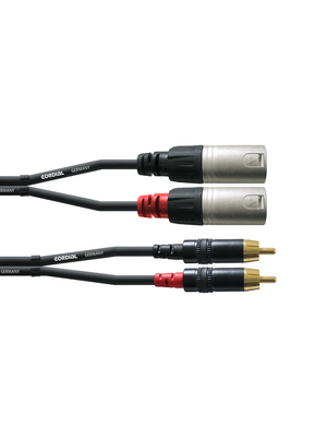 Cordial - CFU 1.5 MC - Audio cable assembly 1.5 m black, CFU 1.5 MC, Cordial