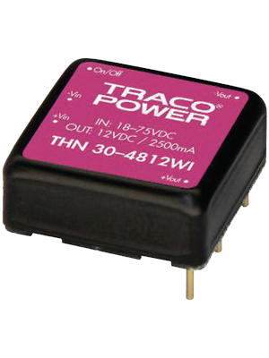 Traco Power - THN 30-2410WI - DC/DC converter 9...36 VDC 3.3 VDC, THN 30-2410WI, Traco Power