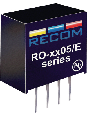 Recom - RO-0505S/E - DC/DC converter 5 VDC 5 VDC, RO-0505S/E, Recom