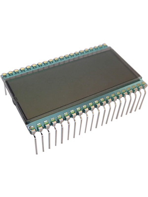 Display Elektronik - DE 129-RS-20/12,2 - 7-segment LCD 10.2 mm 1 x 5, DE 129-RS-20/12,2, Display Elektronik