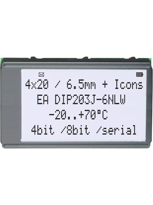 Electronic Assembly EA DIP203J-6NLW