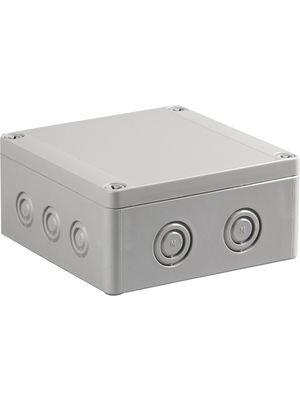 Ensto - SPCM131306G - Plastic enclosure 125 x 125 x 60 mm grey PC IP 66/67 N/A Cubo S, SPCM131306G, Ensto