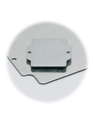 Fibox - PM 0808 mounting plate - Mounting plate, PM 0808 mounting plate, Fibox