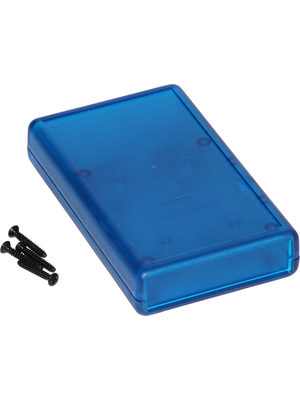 Hammond - 1593TTBU - Plastic enclosure 66 x 112 x 21 mm transparent / blue ABS N/A, 1593TTBU, Hammond