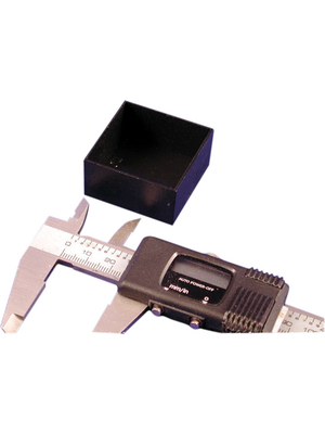 Hammond - 1596B107-10 - Potting box, black, 40 x 20 mm, ABS, 1596B107-10, Hammond